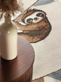 Villeroy & Boch, Detský kusový koberec Villeroy & Boch Boho Kids 106305 Cream Multicolor, 120x170, biela, viacfarebná, detská izba