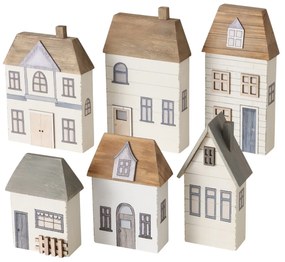 Drevené domčeky Bergström - sada 2ks Variant: Sada 3