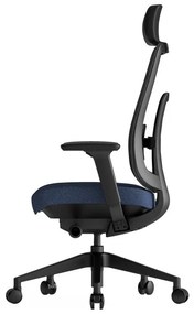 Kancelárska ergonomická stolička K42 — sieť, látka, čierna / viac farieb Zelená