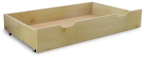 Úložný box pod posteľ 150 cm, borovica