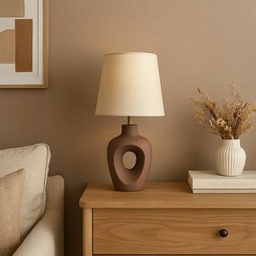 Rabalux 74080 Madelor stolná lampa, hnedá