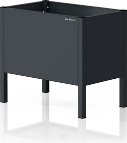 Malý antracitový kovový obal na kvetináč: DAISY 400 x 350 x 250 mm