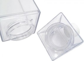 Water Bottle 1000 Ml Transparent Plastic Cow - 1000 ml