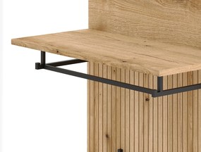 Předsíňová stěna Nordic 65 cm dub Evoke/grafit