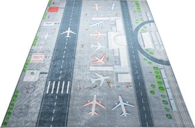 TA Koberec 23681 PRINT EMMA Sivý Obdĺžnikový Rozmer: 160x230 cm