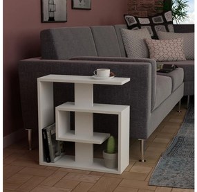 Odkladací stolík SALY 57x55 cm biela