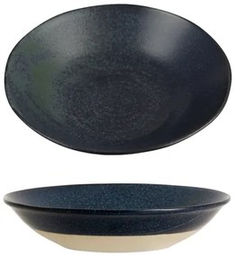 Keramický hlboký tanier modrý