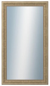 DANTIK - Zrkadlo v rámu, rozmer s rámom 50x90 cm z lišty KŘÍDLO malé zlaté patina (2774)