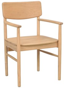 Jedálenská stolička z dubového dreva v prírodnej farbe Maidstone – Rowico