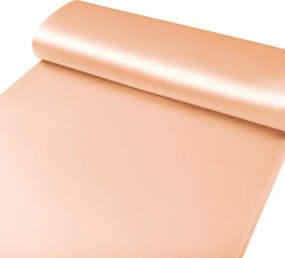 Biante Saténový záves LUX-060 Svetlo broskyňový 140x260 cm