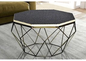 Konferenčný stôl Diamond 45215 Ø70cm Mosadz  - Komfort-nábytok