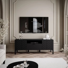 TV STOLÍK SALOME ČIERNY 160 cm