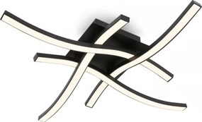 Brilo 3677-045 - LED stropné svietidlo LED/14,4W/230V čierne