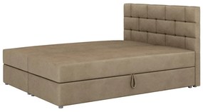 Čalúnená posteľ boxspring BETANIA + úložný priestor - itaka 33 / 140x200 / nie