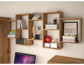 Nástenná polica TRIO 65x161 cm dub wotan