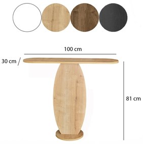 Odkladací stolík Ellittica Sapphire Oak