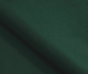 Rohová sedačka na trvalé spanie Island, tmavo zelená látka, ľavý roh