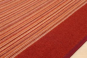 Associated Weavers, Protišmykový behúň na mieru Carnaby 84, šíre 80 cm, červená, chodba / predsieň