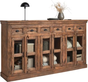 XXXLutz ŠIROKÁ KOMODA, mangové drevo, hnedá, 210/120/45 cm Ambia Home - Komody - 001654005001