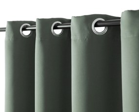 Záves OXFORD 140x270 cm, sivá zelená Zavesenie: Riasiaca páska