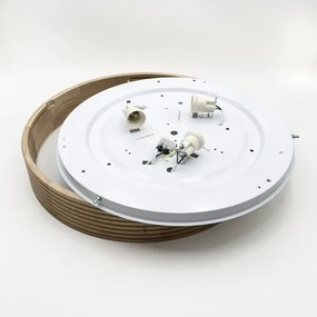 BRILAGI - LED stropné svietidlo CARVALHO MODERN 3xE27/60W/230V, priemer 47,5 cm, dub