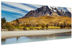 Obraz - Národný park Torres del Paine (120x50 cm)