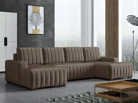 Rohová sedacia súprava U Presto U (kávová)