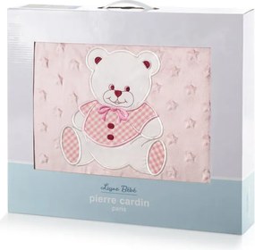 Detská deka Pierre Cardin BABY 4 ružová / biela