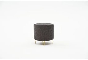 Taburet NANI, priemer 40 cm, antracit