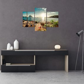 Obraz - Pláž s ľuďmi (90x60 cm)