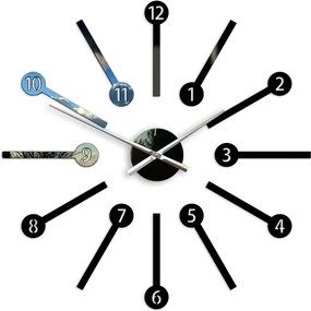 Moderné nástenné hodiny METRO HMCNH063