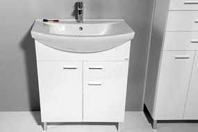 Aqualine Aqualine, ZOJA umývadlová skrinka 71,5x74x34cm, biela, 51075A