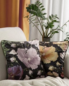 DEKORAČNÁ OBLIEČKA NA VANKÚŠ VELVET 116 45X45 CM KVETY