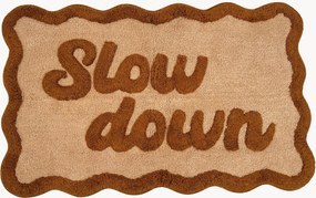 Bavlnený kúpeľňový koberec Slow Down