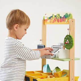 Farmársky stánok s potravinami