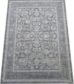 Koberec Allianz 6301 GREY – sivý s orientálnym vzorom Rozmer: 60x100 cm
