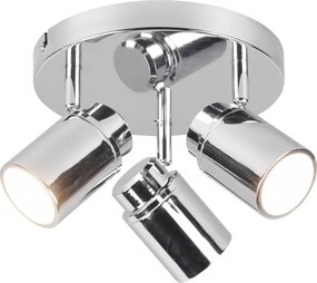 Kovové bodové svietidlo v lesklej striebornej farbe Angelo - Trio