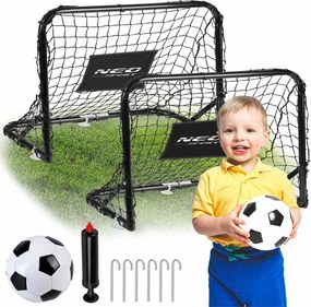 Neo-Sport Futbalová bránka - sada 2 kusov - 60 x 45 x 25 cm NS-486