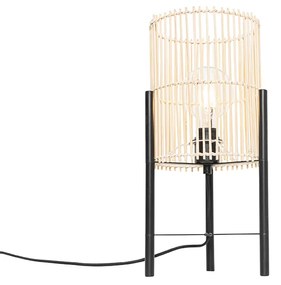 Škandinávska stolná lampa z bambusu - Natasja