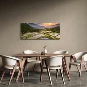 Obraz - Ryžové terasy (120x50 cm)