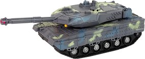 LEAN Toys Vojenský tank diaľkovo ovládaný Moro Shooting Noise