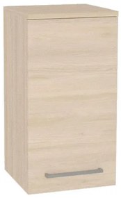 Mereo, Mereo Bino kúpeľňová skrinka horná 63 cm, ľavá, Multidecor, Javor Hard šampanský, MER-CN695JHS2