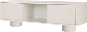 Sivobéžový TV stolík 160x48x42 cm Taro – noo.ma