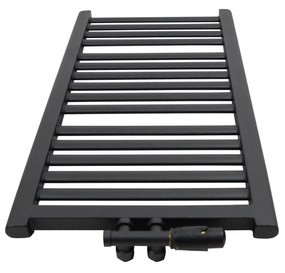 Regnis Elba, Vykurovacie teleso 440x500mm so stredovým pripojením 50mm, 289W, čierna, ELBA50/40/D5/BLACK