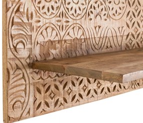 furniture-nabytek.cz - Masívna nástenná polica Mumbai z mangového dreva, lakovaná, hnedá