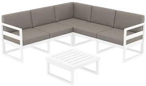MYKONOS záhradný set, rohový taupe