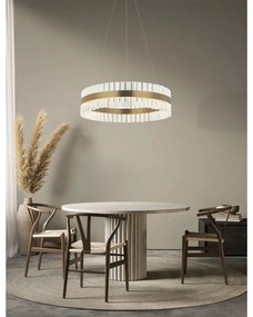 Zambelis 22039 - LED Stmievateľný luster na lanku LED/56W/230V zlatá