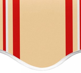 Náhradná plachta na markízu 400x300 cm Dekorhome Hnedá