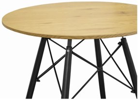 TRENDIE Jedálenský stôl EDDIE 90 cm dub