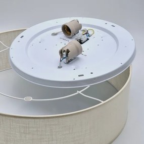 Stropné svietidlo SIRJA 2xE27/60W/230V pr. 45 cm krémová